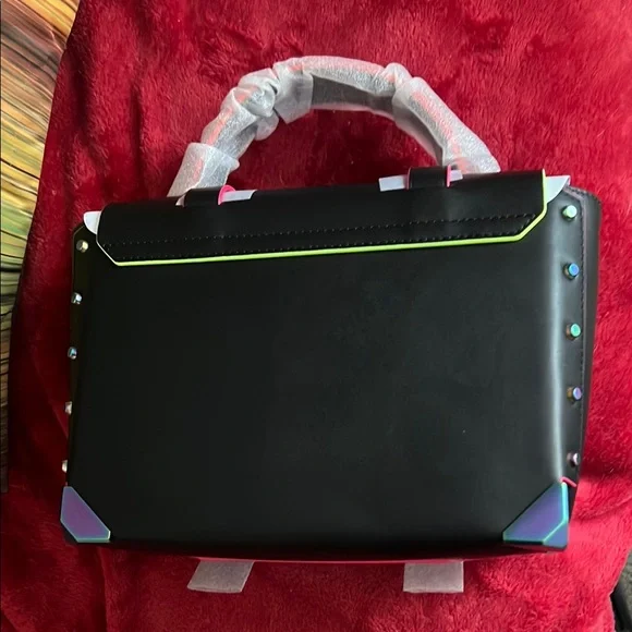 Black, pink and blue Women's Manhattan Bag - Picture 3 of 6